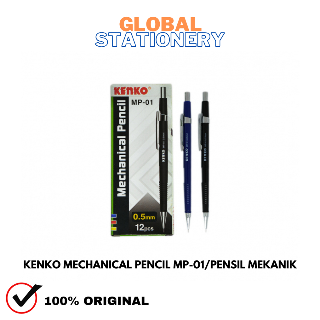 

Kenko Pensil Mekanik Mech Pencil MP 01 0.5mm / Pensil Mekanik Kenko