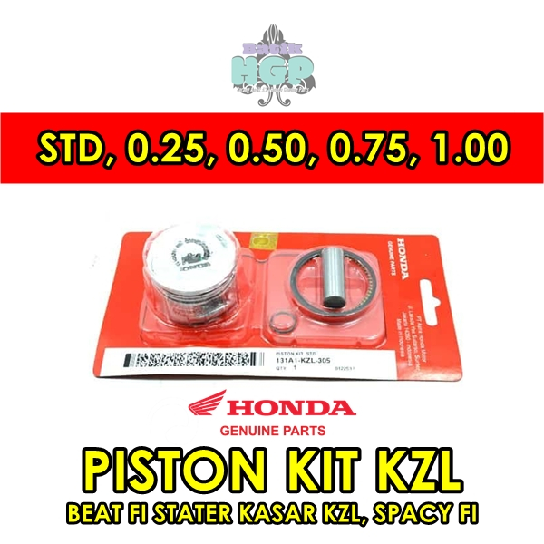 Piston Kit Beat Fi, Seher Set Beat KZL Stater Kasar Spacy Fi Original AHM - PISTON KIT