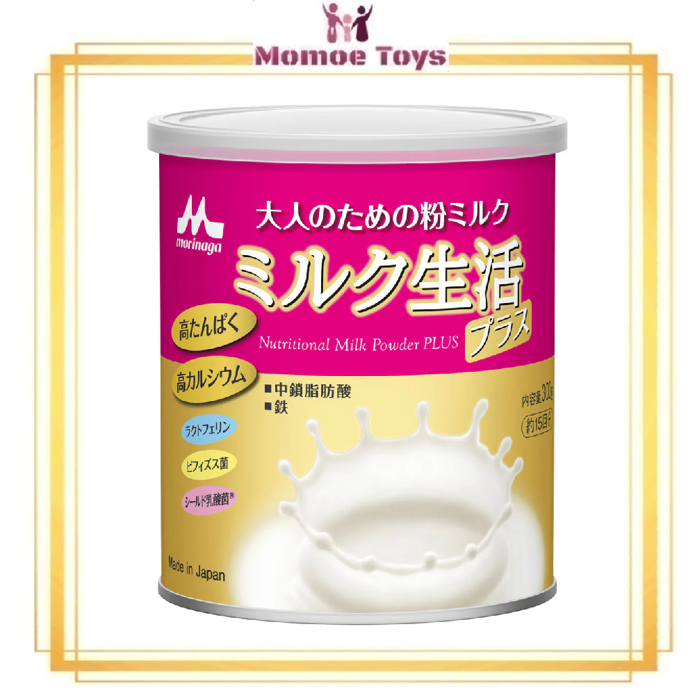 

Morinaga Milk Industry Milk Life Plus Powdered Milk for Adults, 300g - Susu Dewasa Original Jepang