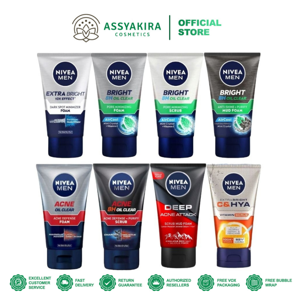 Nivea Men Facial Foam | Nivea Men Facial Scrub