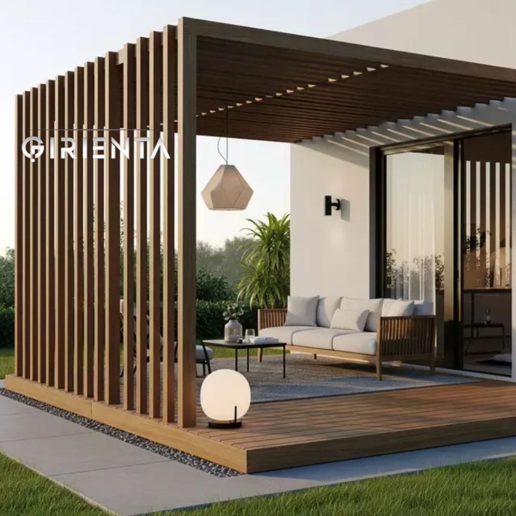 Champion WPC Hollow - WPC EXTERIOR TUBE 50&50 SERIES / WPC Outdoor Hollow Partisi untuk Sekat Ruanga