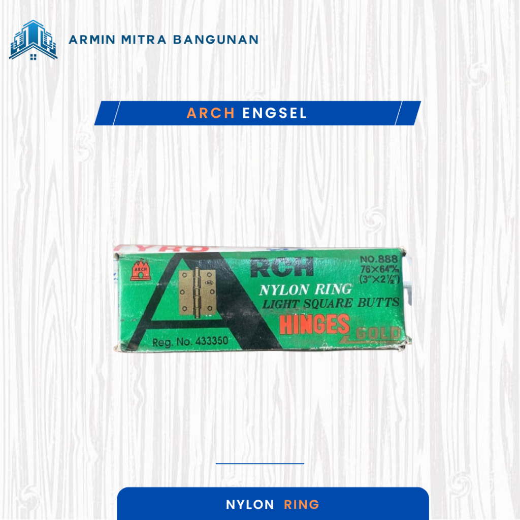 ARCH NYLON RING ENGSEL – RING SPACER ENGSEL PINTU PLASTIK ANTI KARAT UNTUK LEMARI & BOX