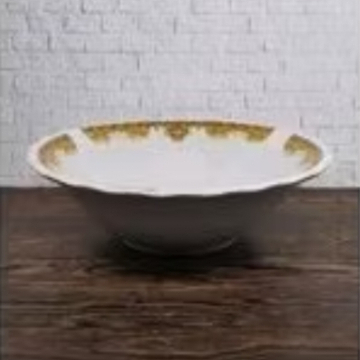 Mangkok Mahkota / Mangkuk Keramik list gold mahkota premium isi 12 pcs