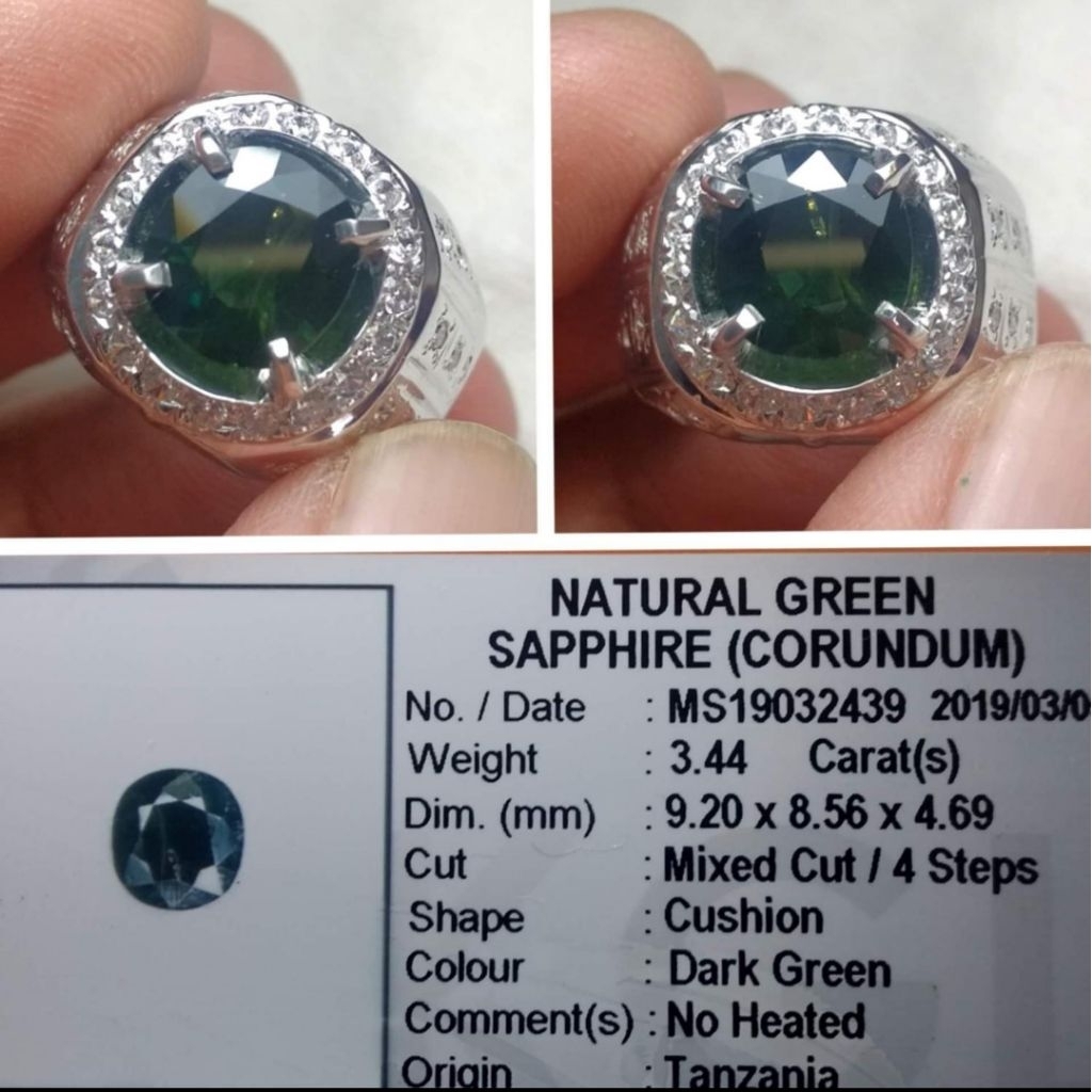 Unheatead Green Sapphire Natural Safir Ada garnet tsavorite topaz alexandrite chrysoberyl tourmaline