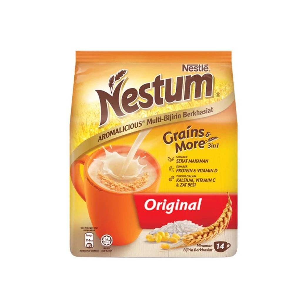 

NESTUM Grains & More 3 in 1 Original Sereal Malaysia (14 sachet)
