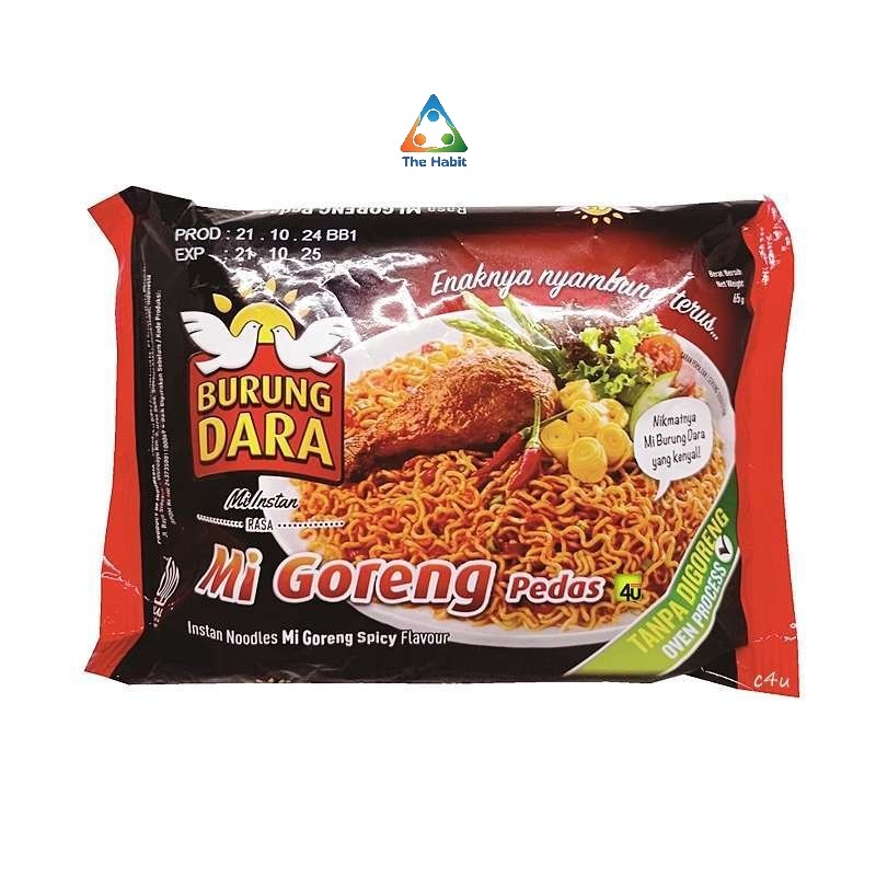 

(The Habit) Mie Burung Dara Mie Goreng Pedas 67gr