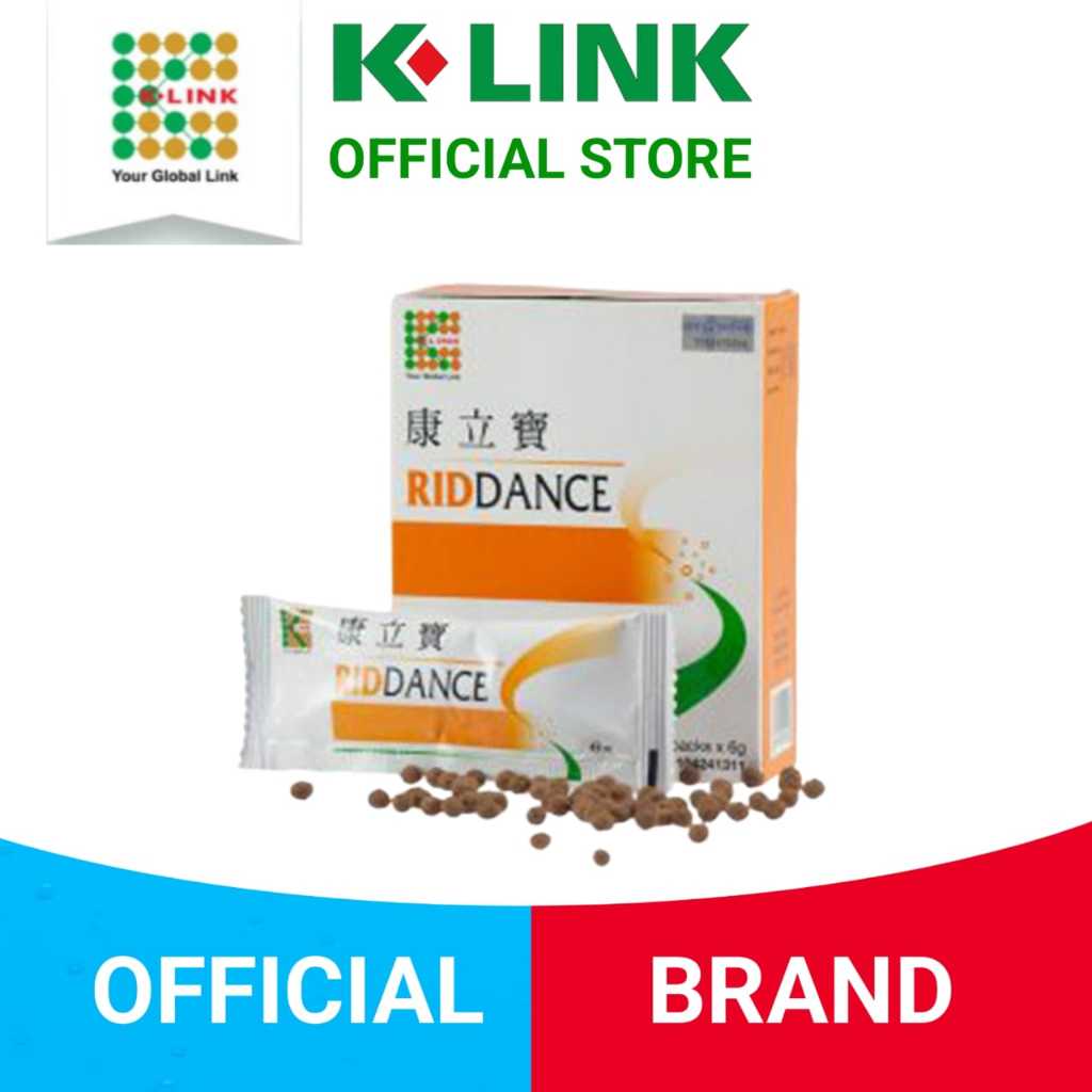 K Link Riddance.Riddance Original K link.1 Box isi 10 Sachets.Detoks Darah,Detoks Usus.