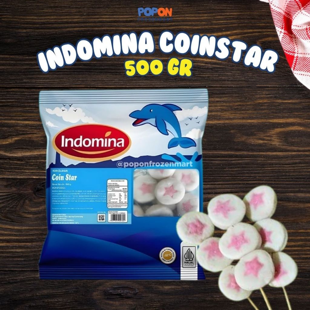 

Indomina Coin Star 500 Gr / Koin Bintang Indomina