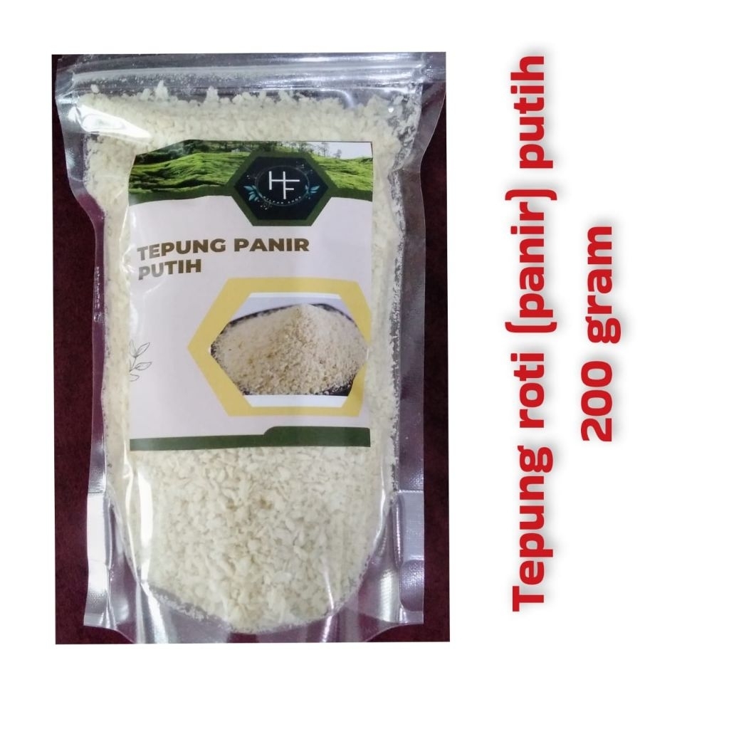 

Tepung roti ( panir) putih 200 gram ( bahan masakan)