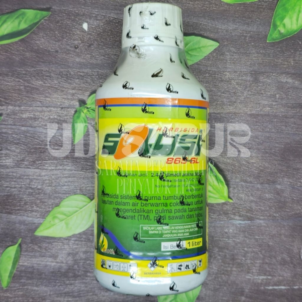 Herbisida Sistemik SOLUSI 865 SL (Berat bersih: 1 Liter).