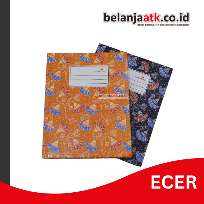 

[ECER] Buku Hard Cover Paperline Quarto Isi 200 Lembar