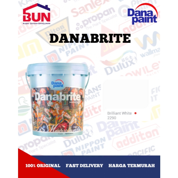 [BUN] CAT DANABRITE BRILLIANT WHITE 5KG (DANAPAINT)