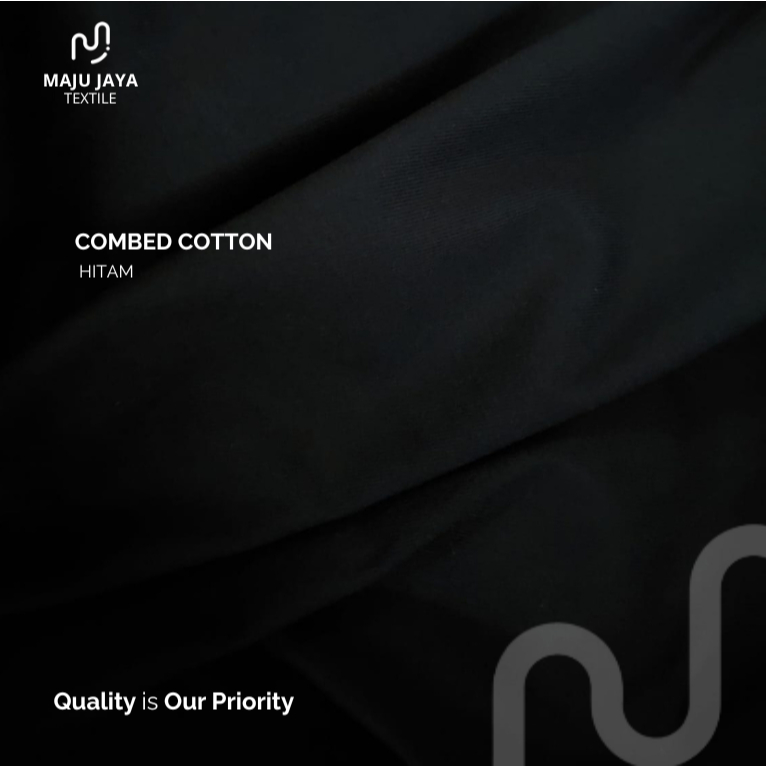 MAJU JAYA TEXTILE - Kain Combed Cotton 16s 39" Non Mercerised / Bahan Kaos Katun Combed 16s 39" Non 