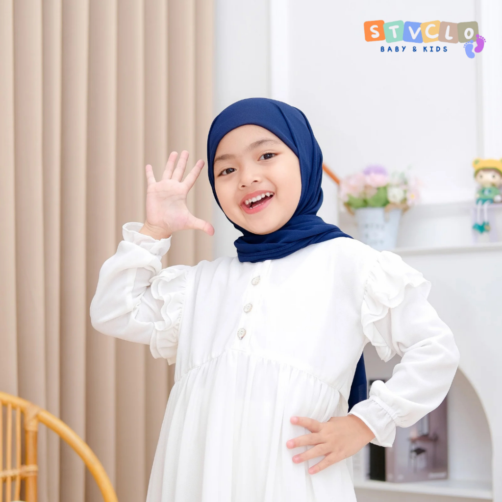 STVCLO  Hijab anak instan pashmina inner 3-8 tahun kerudung anak