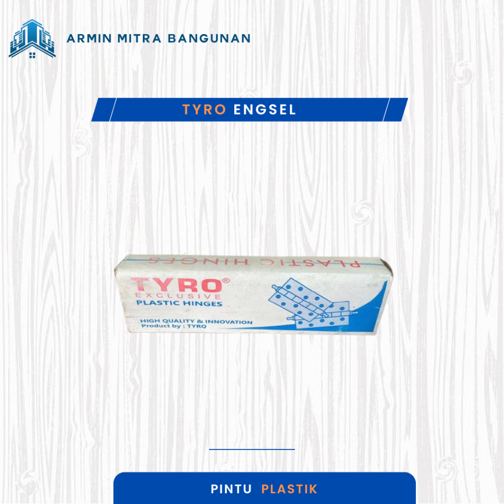 TYRO ENGSEL PINTU PLASTIK – ENGSEL MINI SERBAGUNA UNTUK LEMARI, BOX, PINTU KECIL, DAN FURNITUR RUMAH