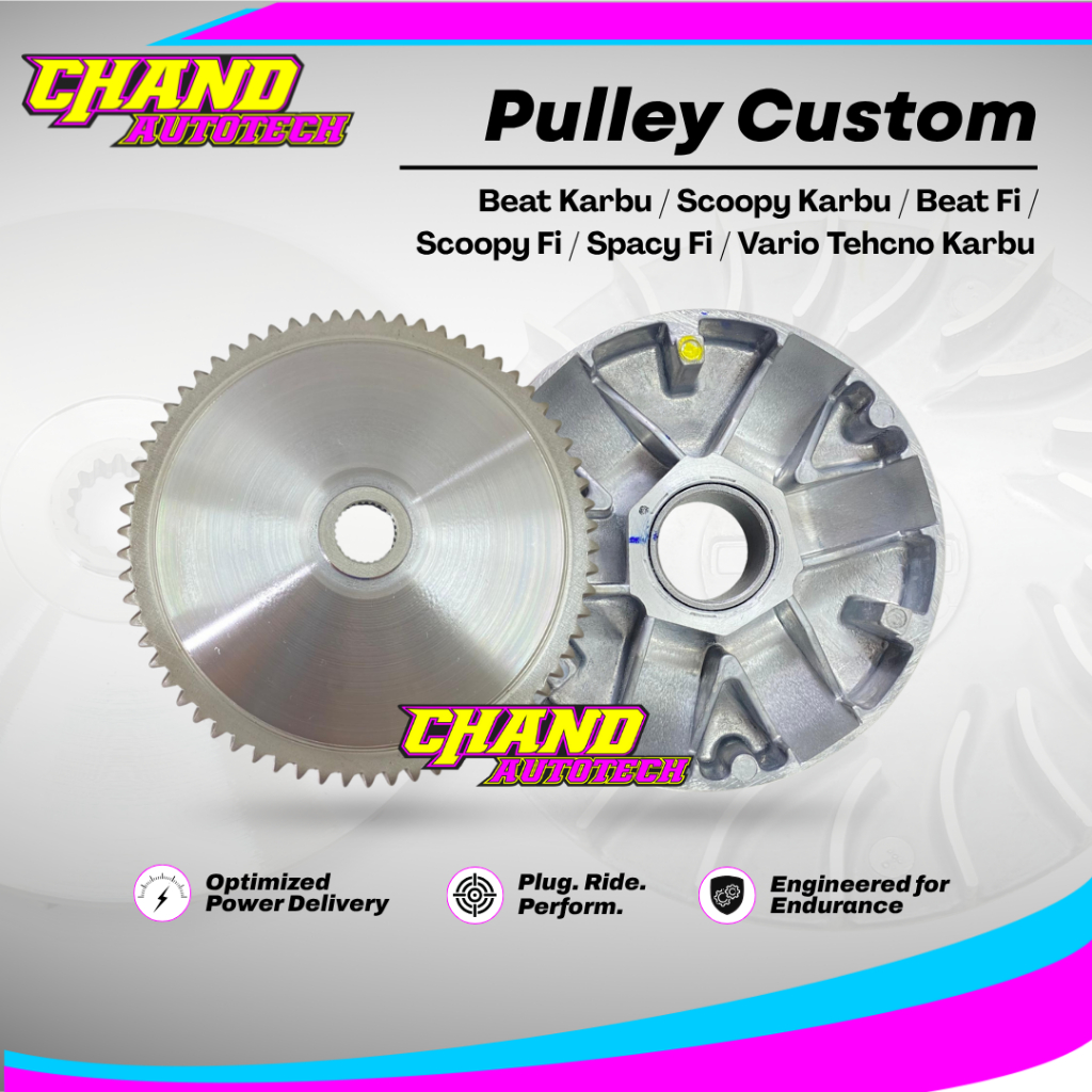 Pulley Custom Interlock Beat Fi Beat Karbu Beat fi Stater Kasar Scoopy Fi Spacy Fi 13,5 13,8 Derajat