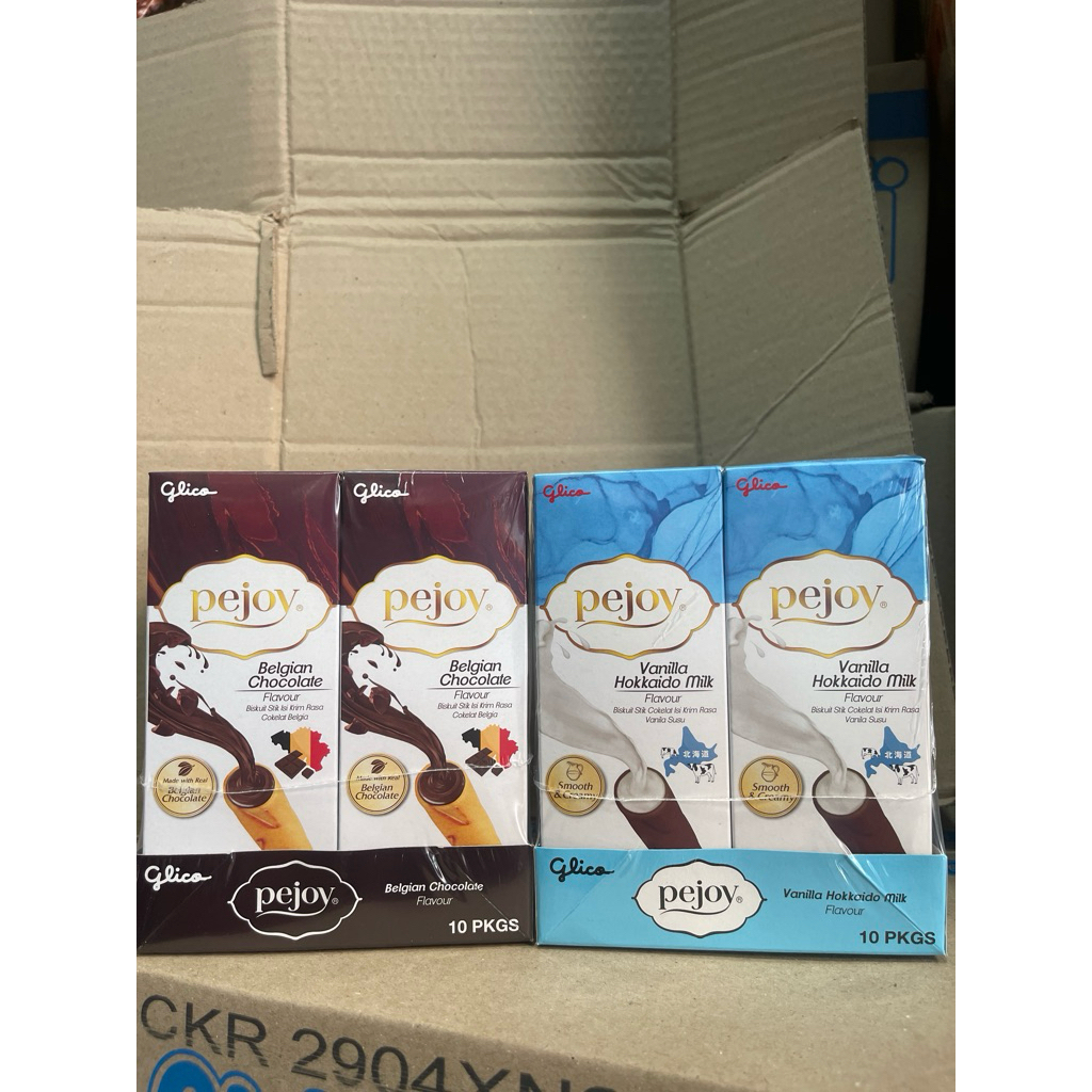 

Glico Pejoy Belgian Chocolate & Vanilla Hokaido Milk