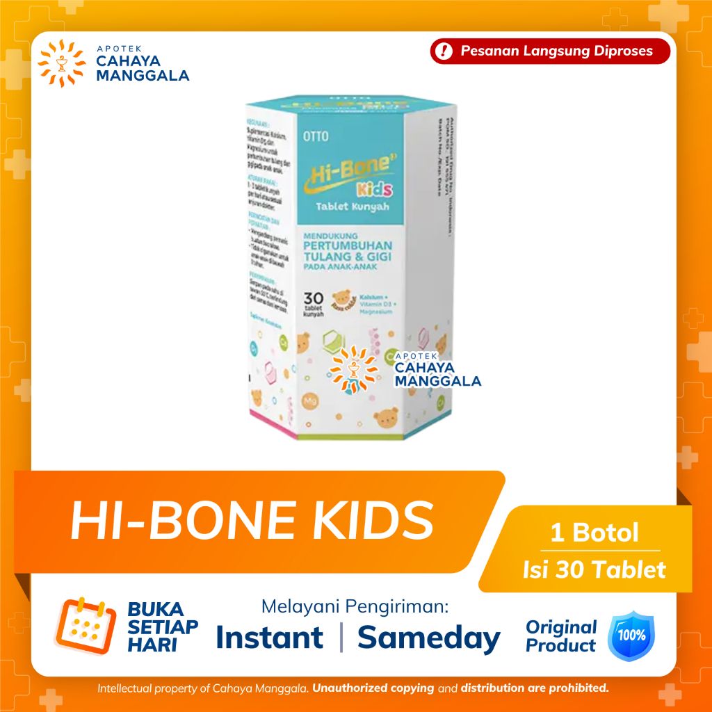 HI-BONE KIDS SUPLEMEN 30 TABLET KUNYAH