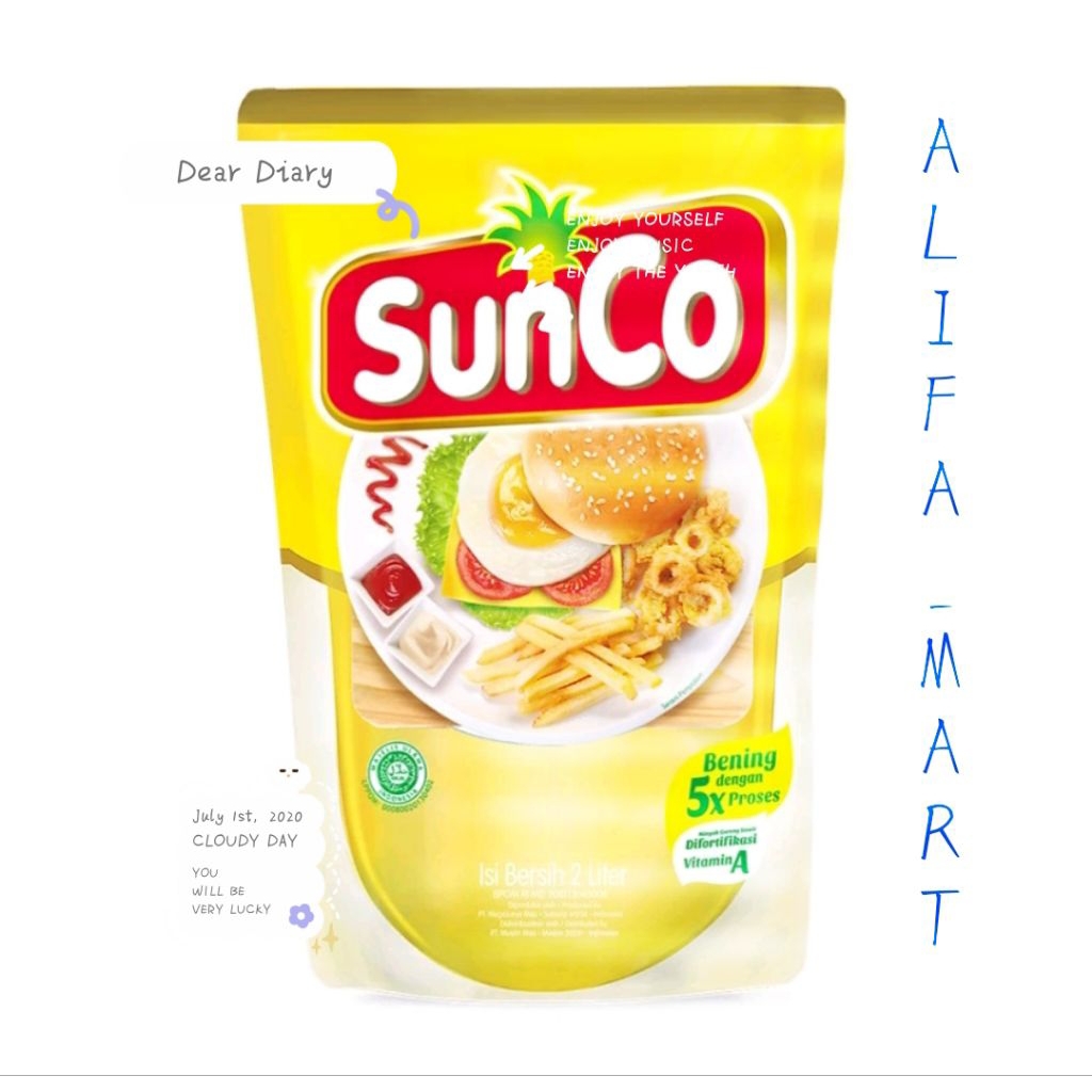 

Minyak goreng sunco 2L Ecer