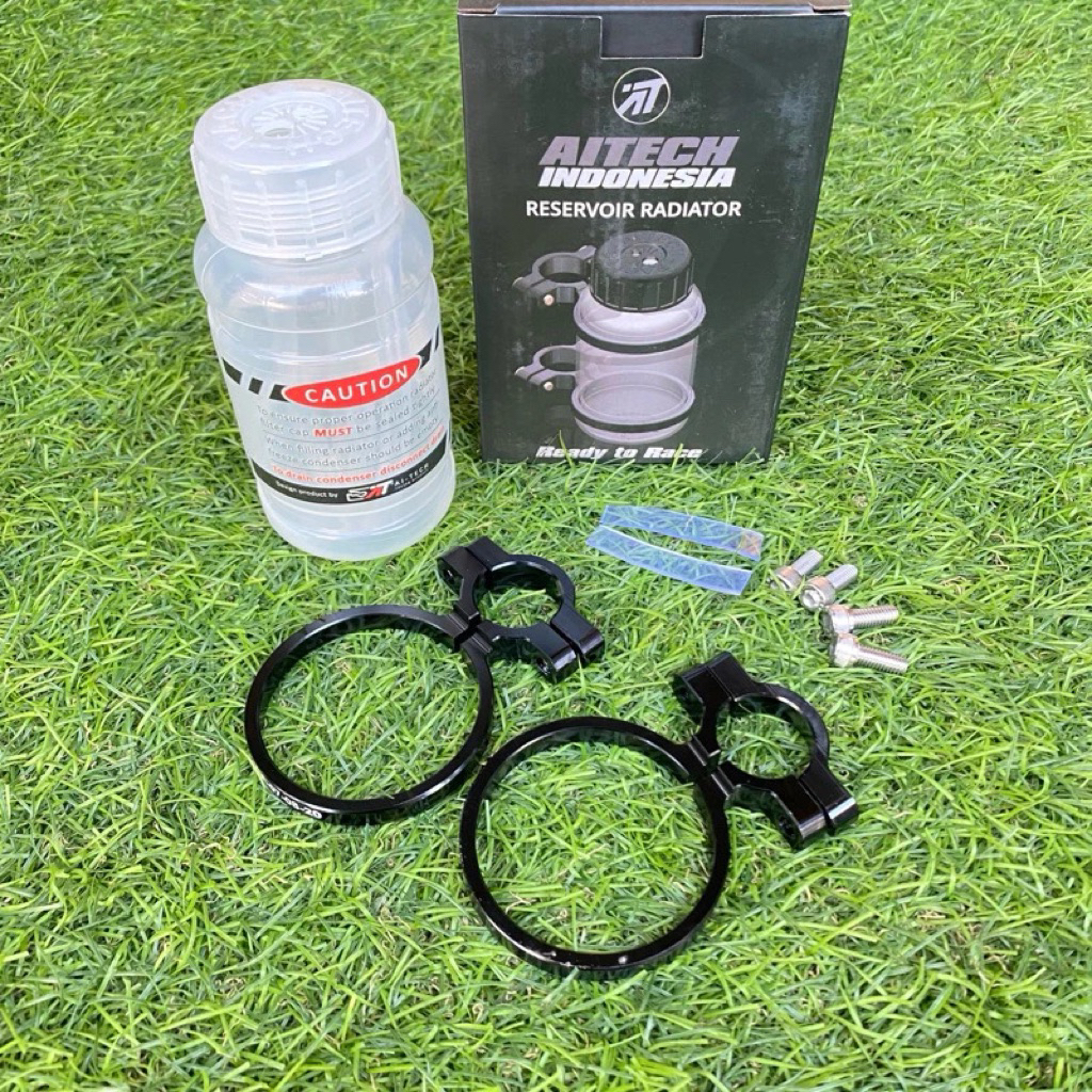 VARIASI TABUNG BOTOL RESERVOIR AIR RADIATOR AITECH MODEL HRC NINJA R SS RR MX KING VIXION UNIVERSAL 