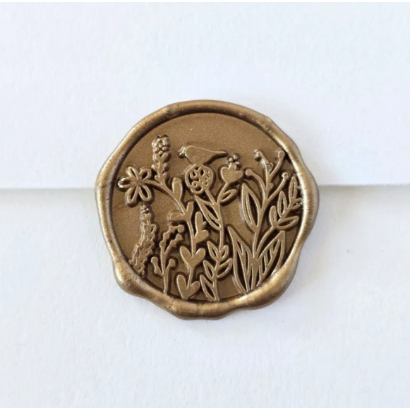 

(CLG) Sendy - 1 Pcs Wax Seal Coin Instan Siap Pakai HS21 / Segel undangan wax seal DIY / Hampers / Souvenir / Hadiah / Hiasan / art & Craft / candle wax seal coin langsung tempel sudah include double tape