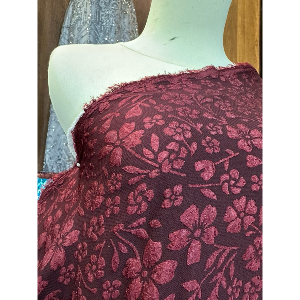 Kain Katun Jaguard Emboss / Kain Jakat Emboss / Kain Jaguar Embos