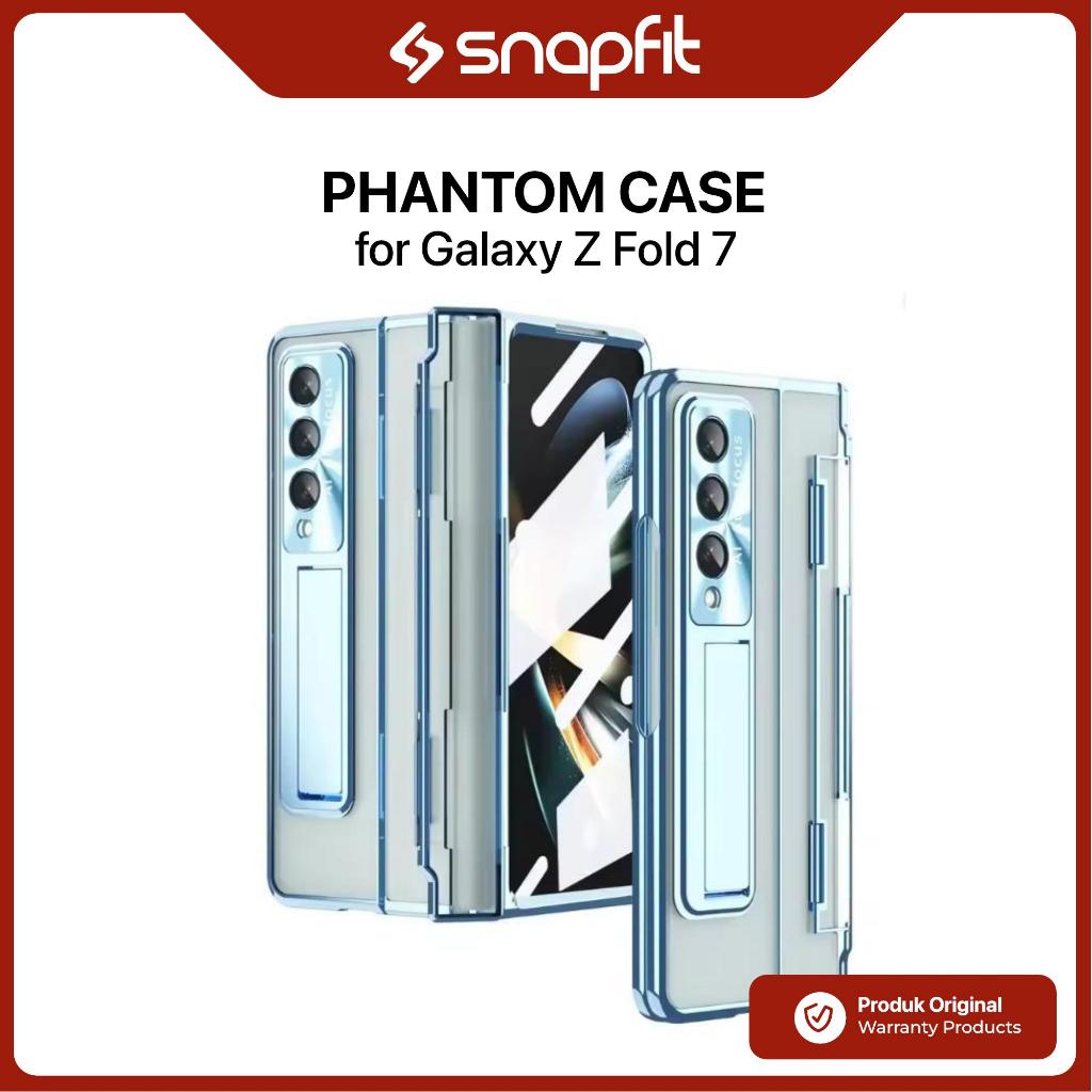 Case Samsung Galaxy Z Fold 7 Fold7 SNAPFIT Phantom Flat Hinge KickStand with Spen Holder