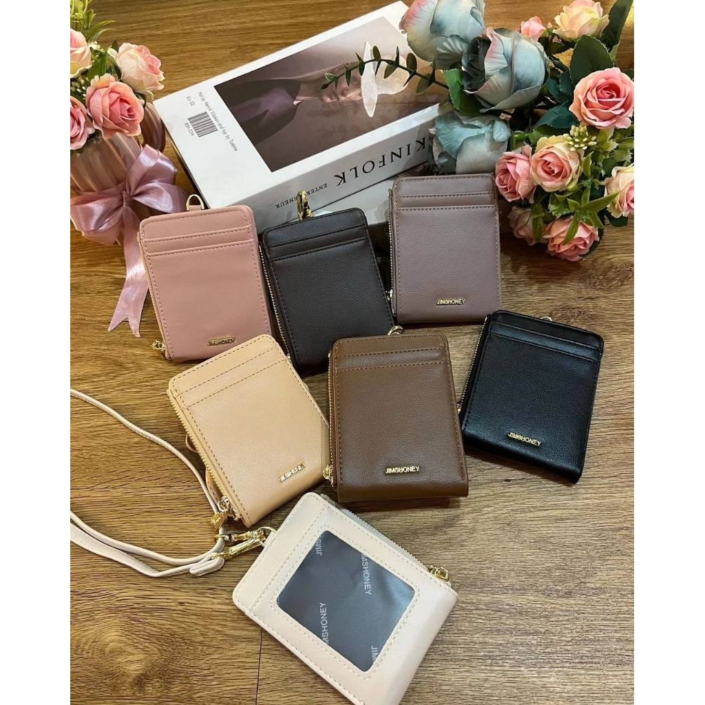 Jims Honey Cassandra Lanyard-Dompet lipat mini tali panjang