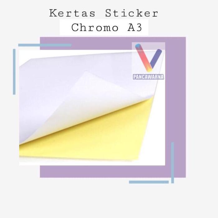 

Kertas Sticker Chromo Glossy A3