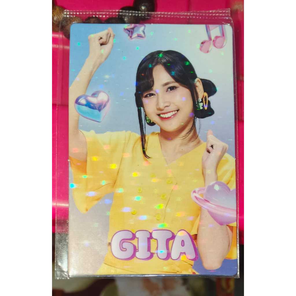 Photocard PC Offical Japota Gita HOLOGRAM