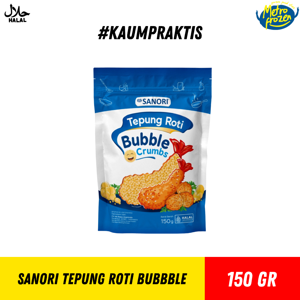

SANORI Tepung Roti Bubble Crumb, Tepung Roti Crispy, Tepung Roti Star Crumb//tepung roti bubble //tepung roti crispy