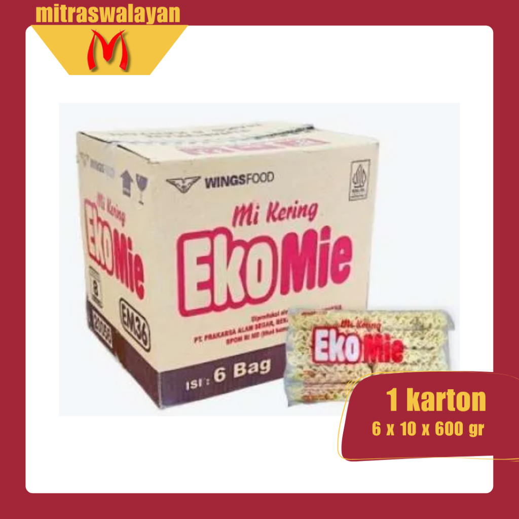 

Ekomie Pack Kemasan 10 Keping 600 gr | KEMASAN KARTON