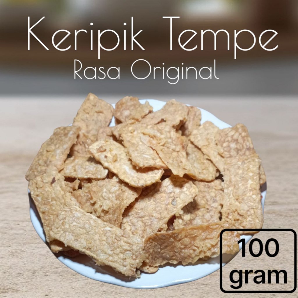 

Keripik Tempe Camilan Khas Indonesia Gurih Nikmat Enak 100 gram