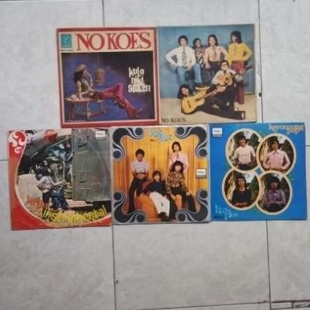 Borongan 5 vinyl piringan hitam Koes Plus No Koes
