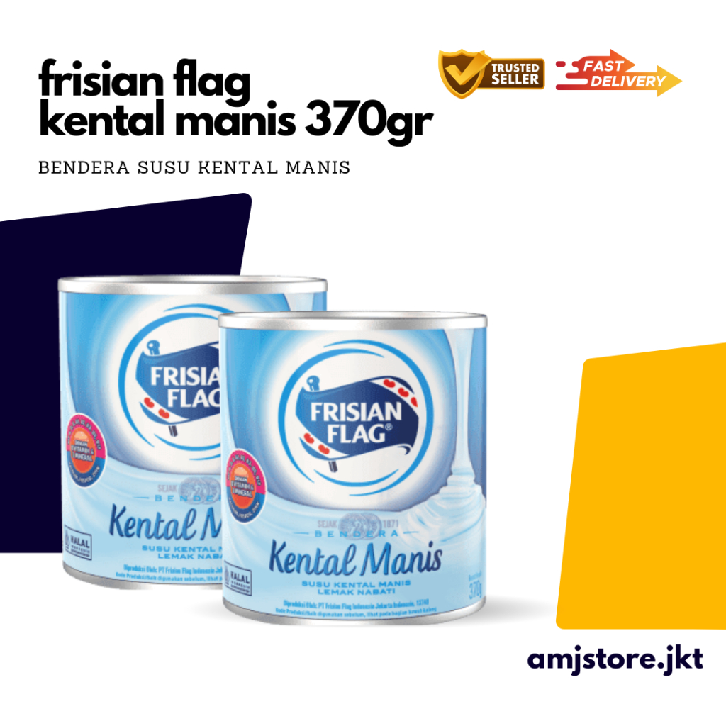 

FRISIAN FLAG SUSU KENTAL MANIS PUTIH/COKELAT KLG 370g