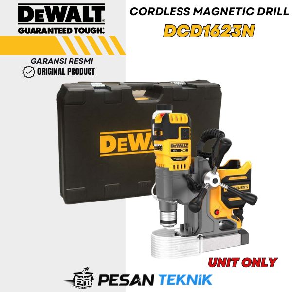 Mesin Bor Magnet Baterai Cordless Brushless Magnetic Drill 20V DEWALT DCD1623N