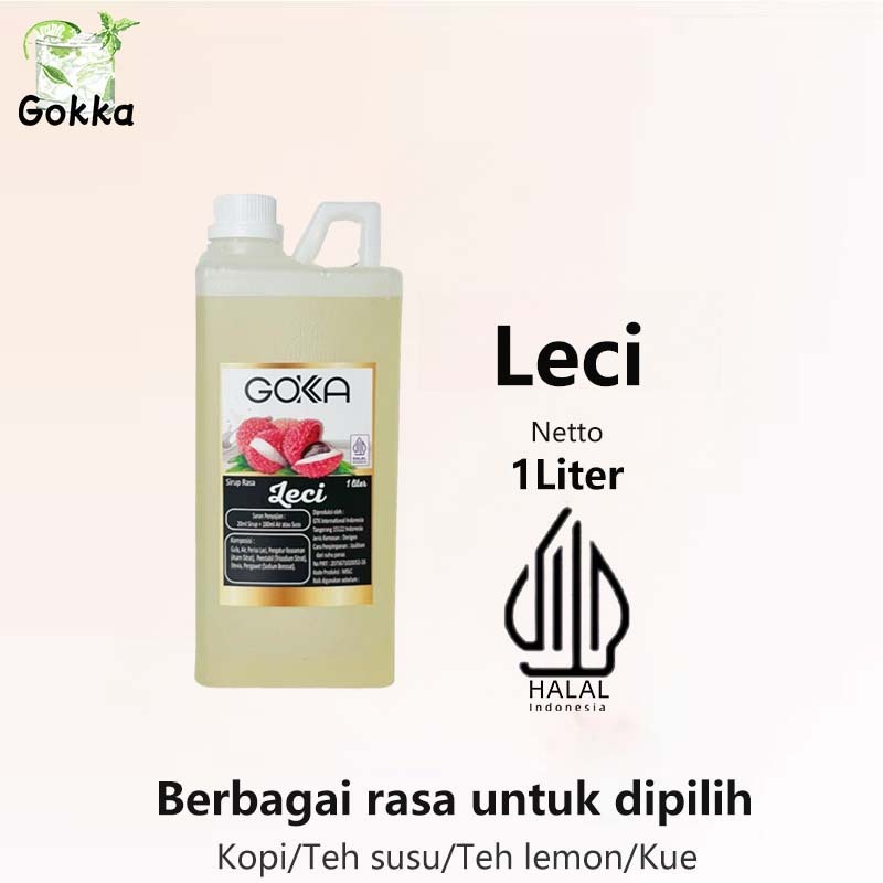 

Gokka Leci Syrup 1l - Sirup Leci Gokka - Halal