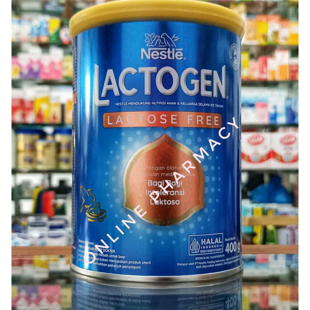 Lactogen Lactose Free 400 g - Susu Formula Bebas Laktosa 0-12 Bulan