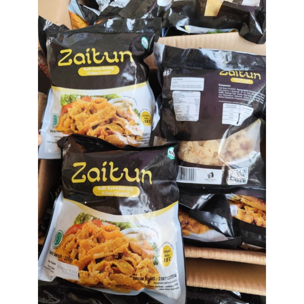 

ZAITUN CRISPY CRUNCH / KULIT AYAM GORENG 250GR