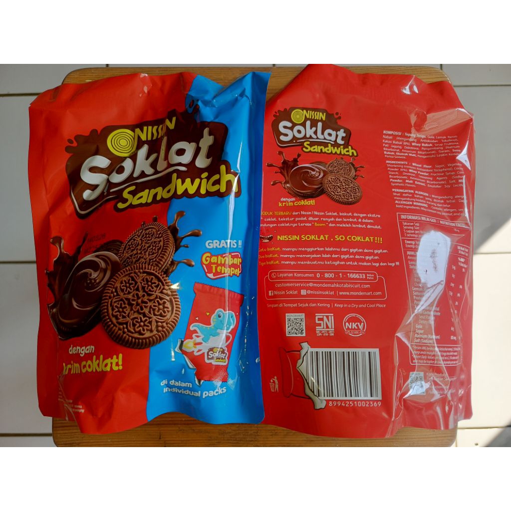

NISSIN soklat sandwich krim coklat