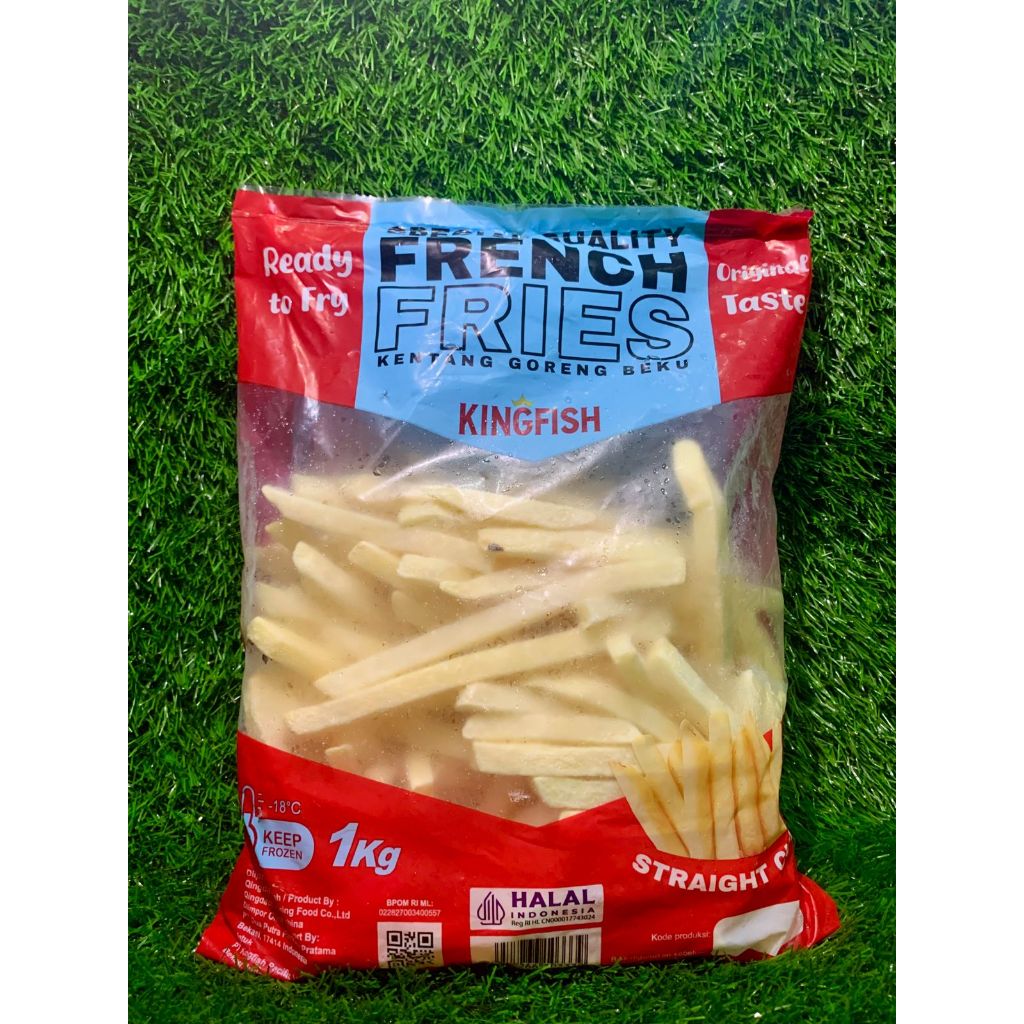 

French Fries Kentang Goreng Beku Kingfish Straight Cut 1kg