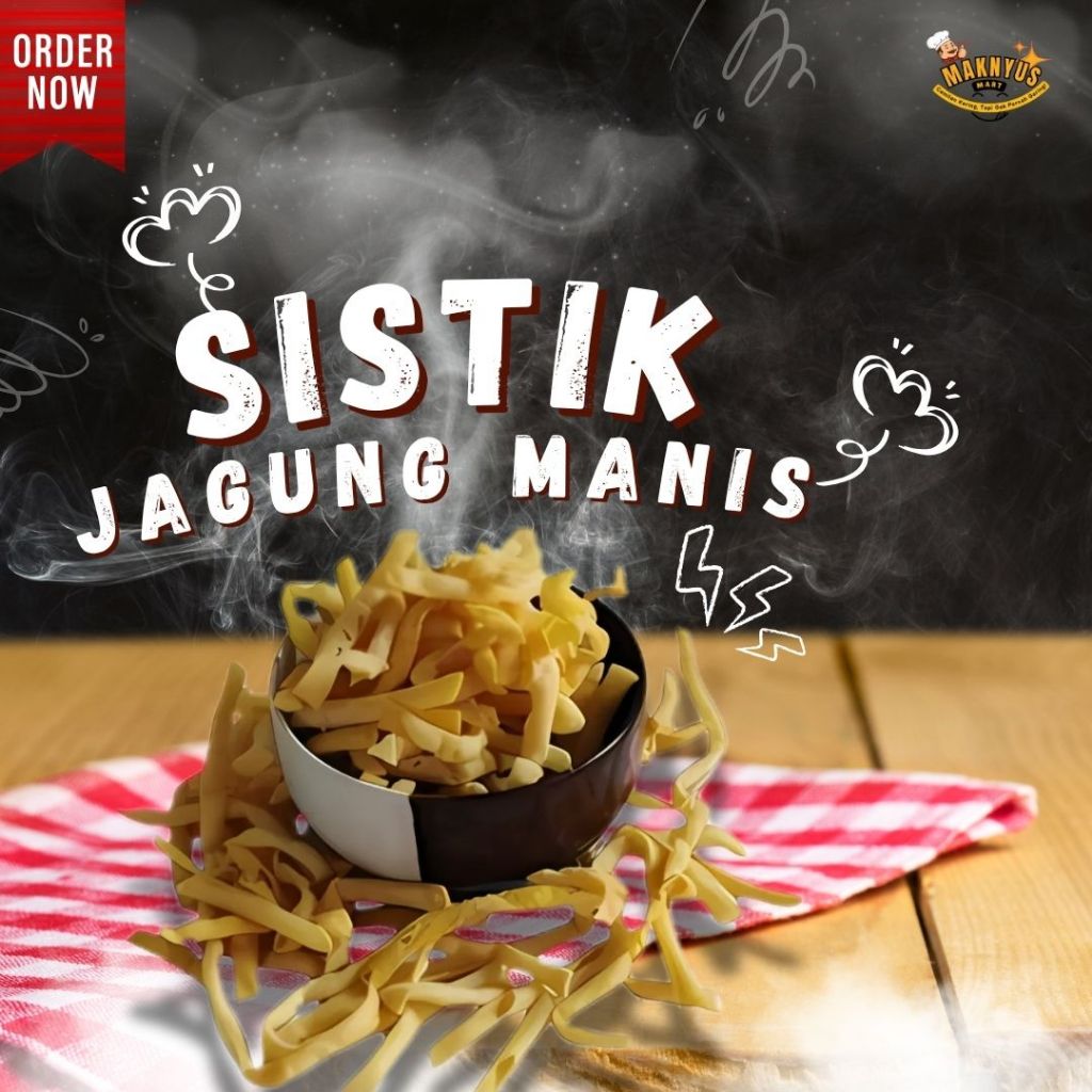 

Sistik Jagung Manis 100gr | Renyah, Gurih, Premium Quality | Ecer & Grosir Camilan Murah