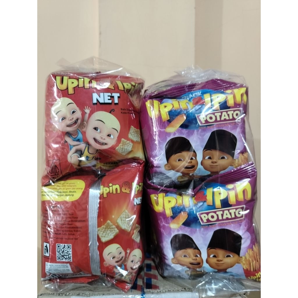 Snack Upin-Ipin Net / Snack Upin-Ipin Potato ( 1 Bungkus isi 10 Pcs )