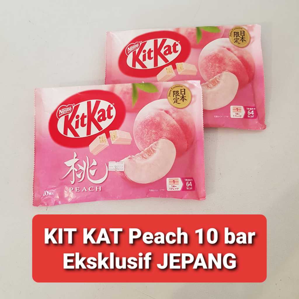 

Nestle Kit Kat Peach Japan Exclusive isi 10 bar
