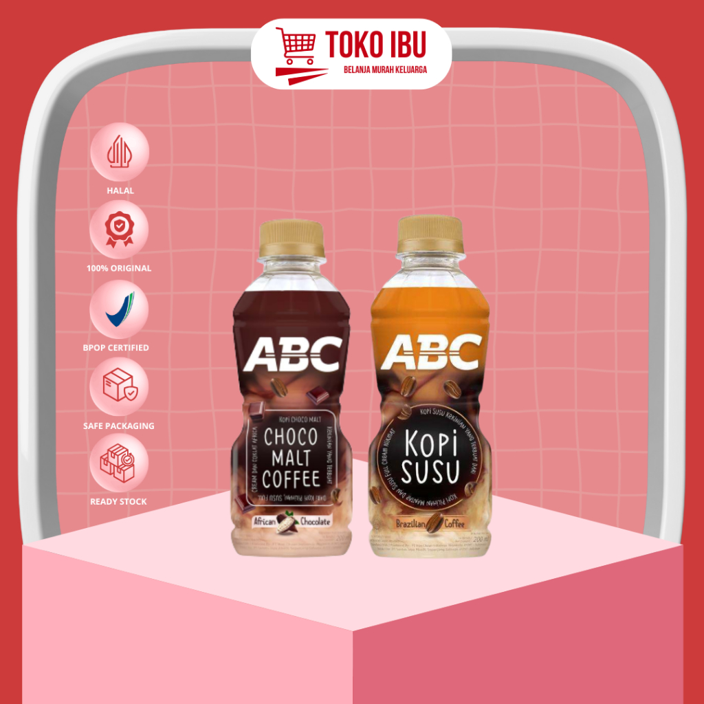 

Kopi Susu ABC African Choco Malt |Kopi Susu Botol Coffee Botol Pet - 200 ml