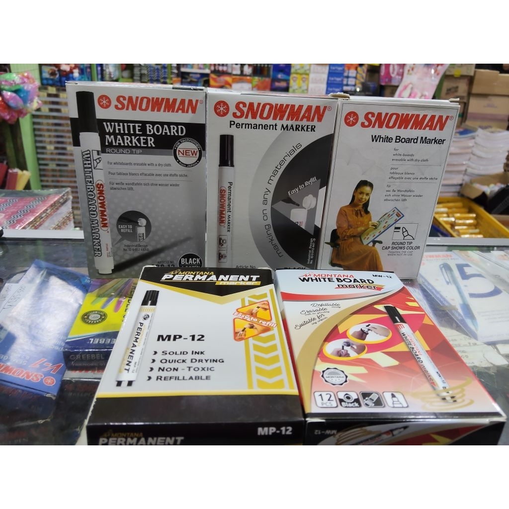

SPIDOL SNOWMAN&MONTANA PERMANEN DAN BOARD MARKER