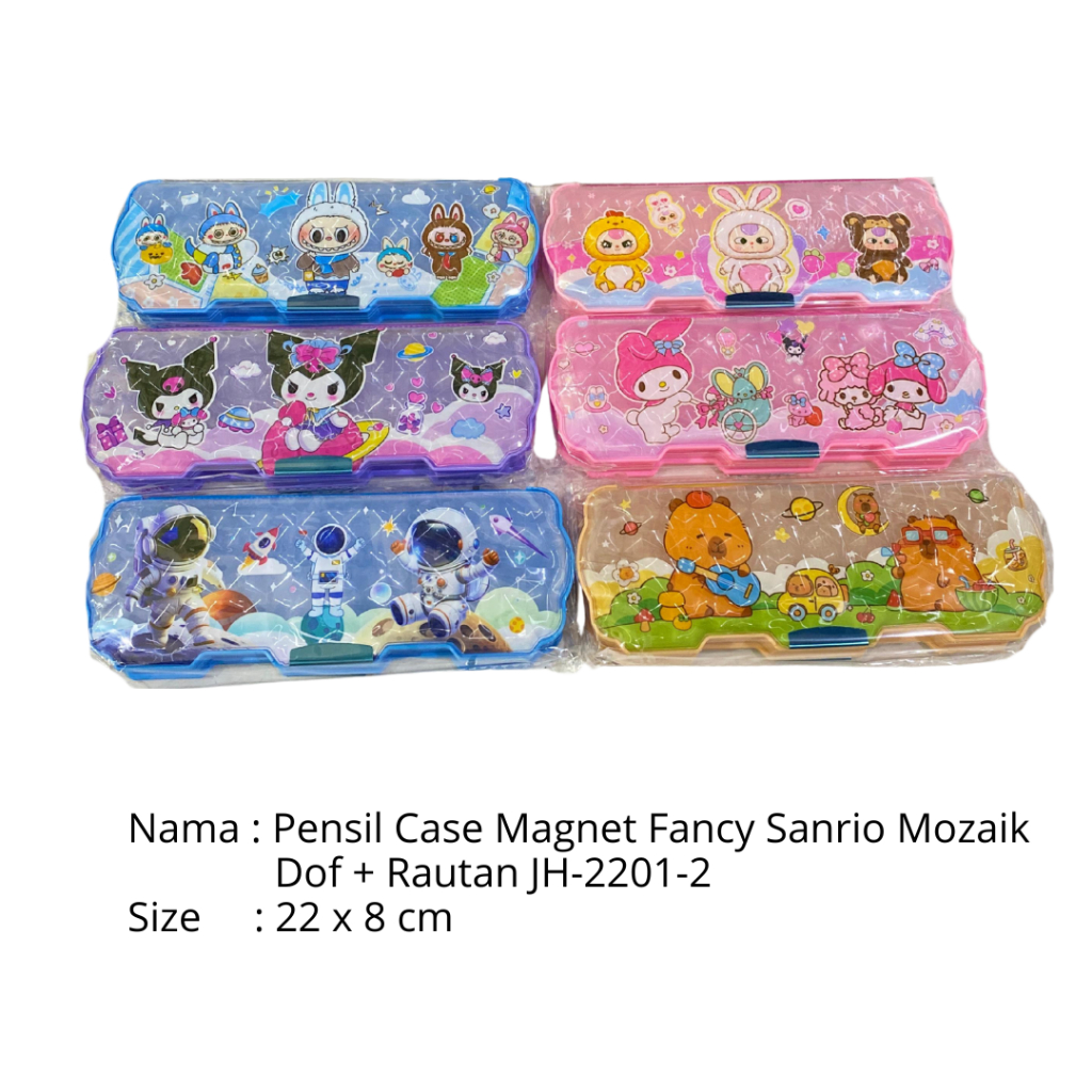

Pensil Case Magnet Fancy Sanrio Mozaik