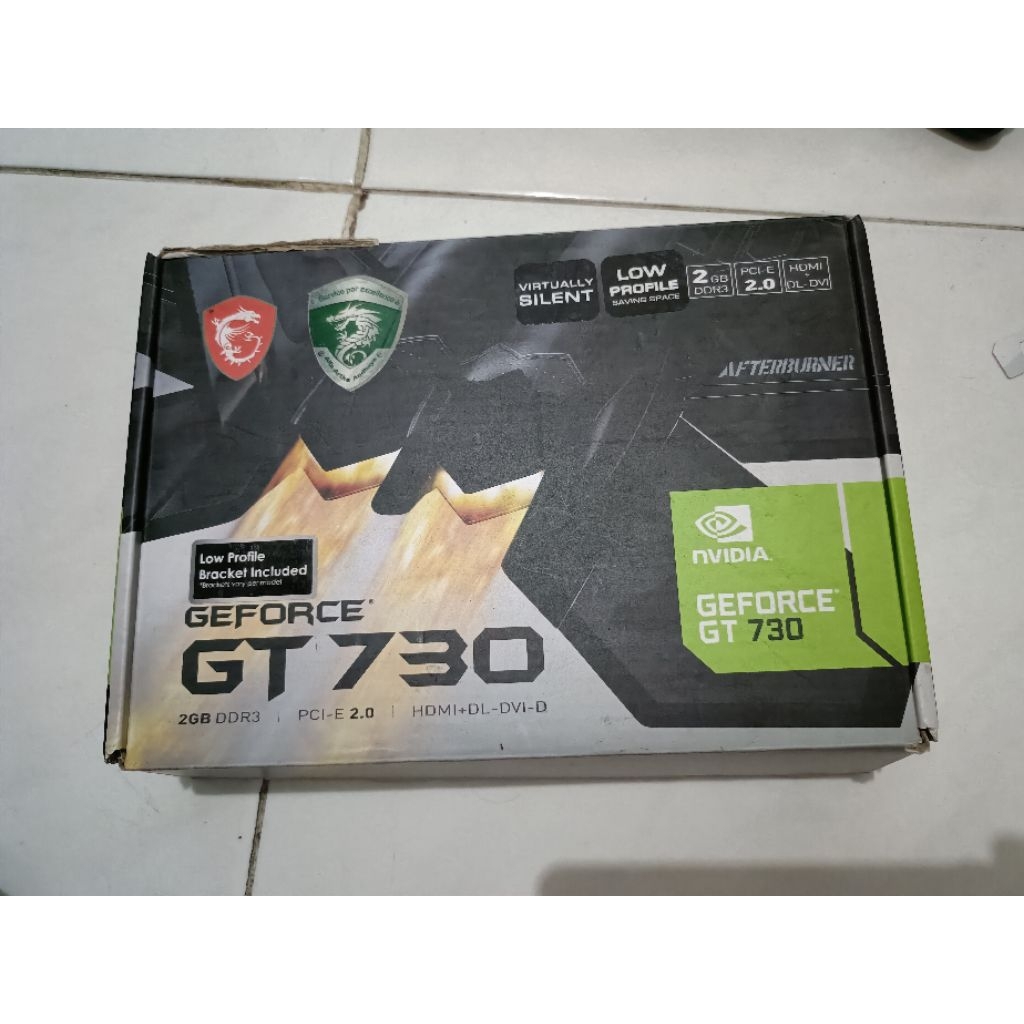 MSI GeForce GT 730 graphics card kondisi bekas (mulus seperti baru)