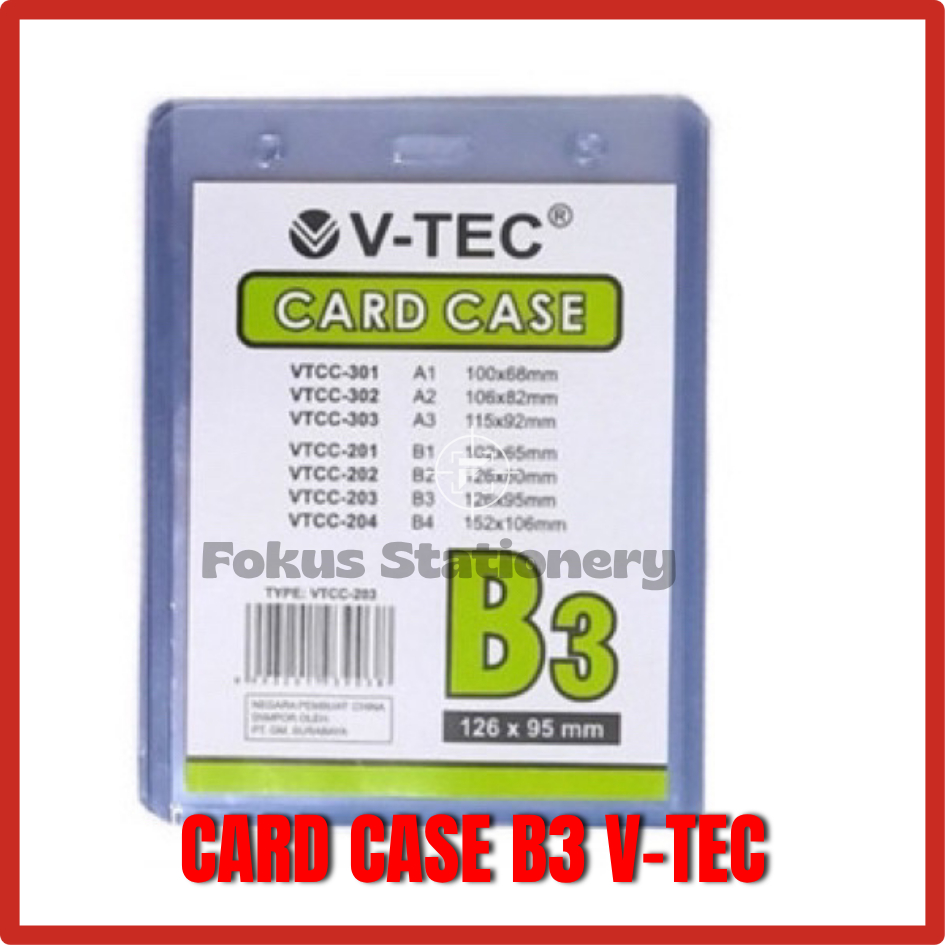 

CARD CASE B3 V-TEC / PLASTIK ID CARD B3
