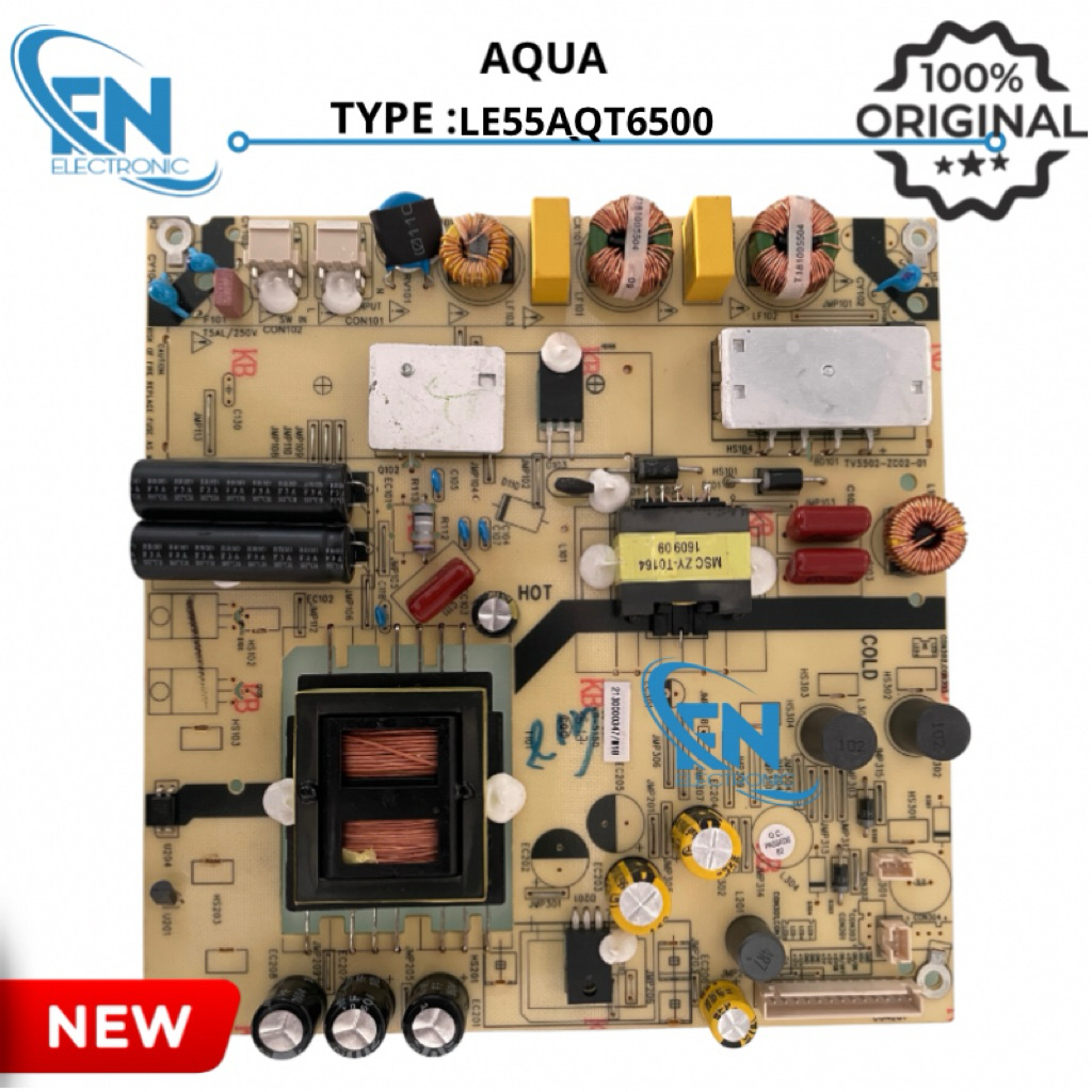 PSU POWER SUPPLY MESIN TV LED AQUA LE55AQT6500U LE55AQT6500 LE 55AQT6500U LE 55AQT6500 U